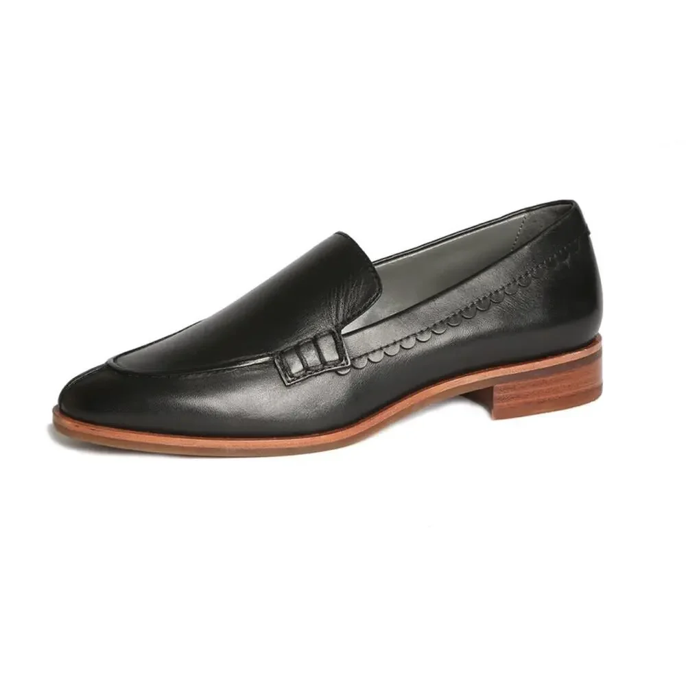 The Flexx Bowery Black Leather Loafer - Picture 1 of 11